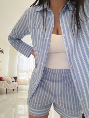 Blue Striped set